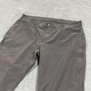 LL Bean Pants Mens 44x30 Gray No Fly Zone Insect Repellent Nylon Spandex Hiking